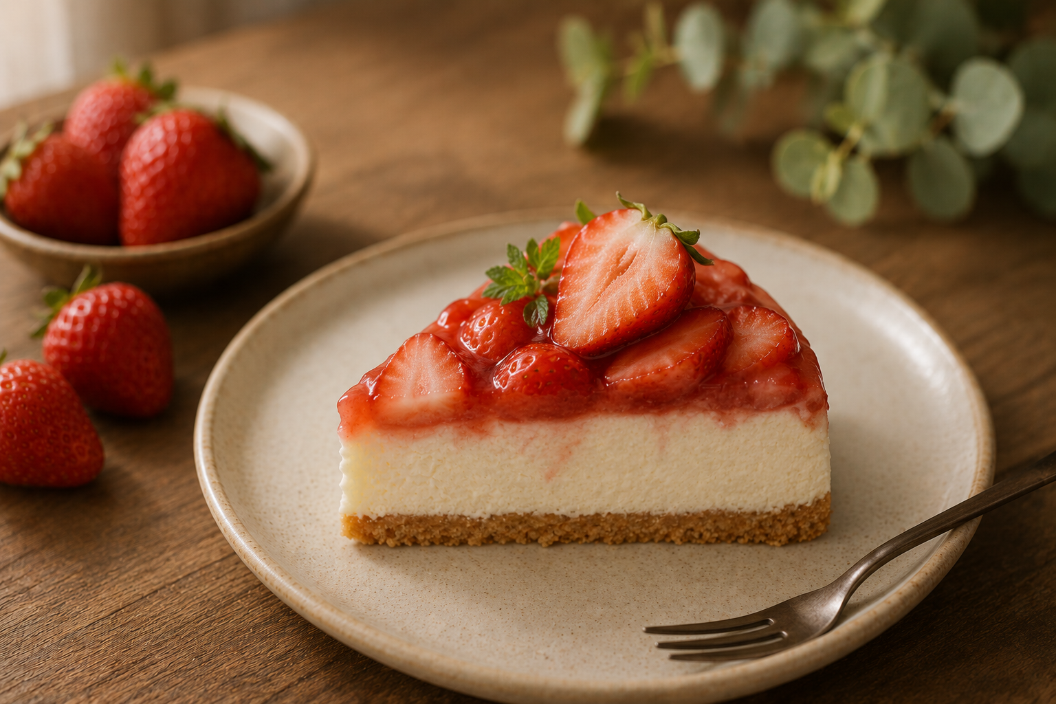 いちごのチーズケーキ
